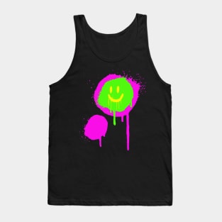 Smiley Face Splash Tank Top